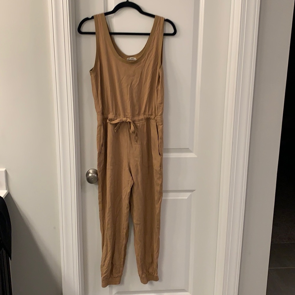 Women’s tan jumpsuit